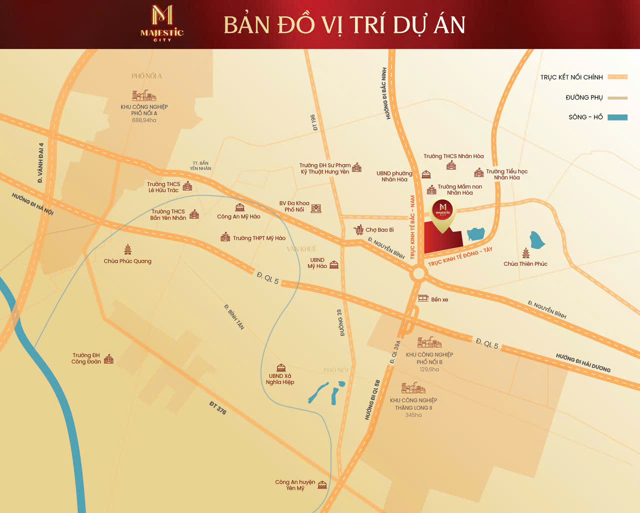 Vị trí dự án Majestic city