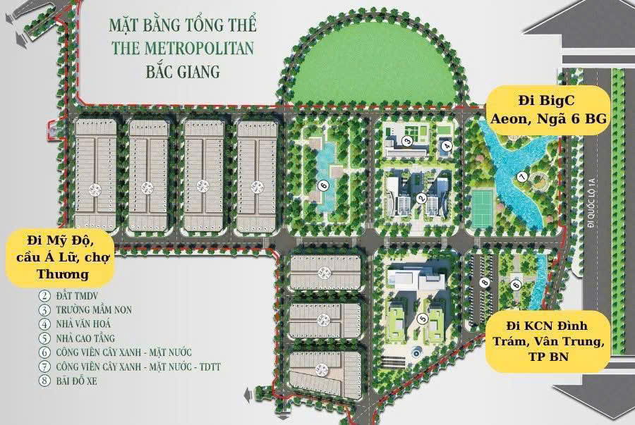 dự án metropolitan bắc giang - dự án bắc đồng sơn