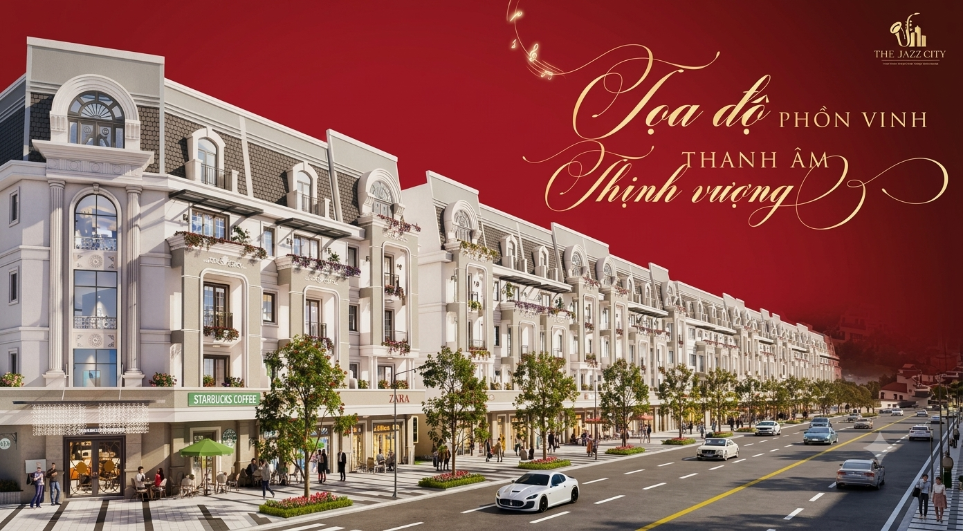 phối cảnh shophouse the jazz city